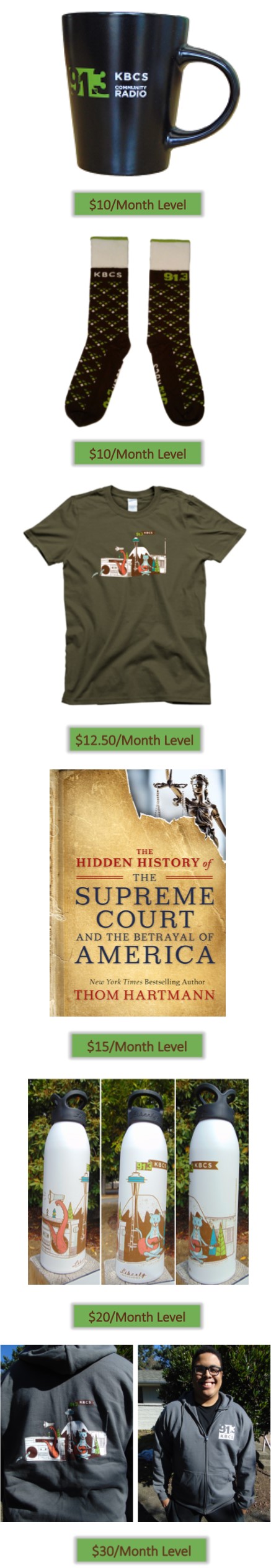 Sustainer Thank You Gifts 7